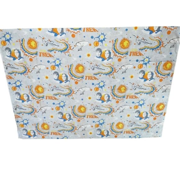 Star Trek Vintage Fitted & Flat Twin Sheet Set 1976 Paramount - Picture 2 of 11